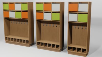 MEUBLE VESTIAIRE ENFANT
