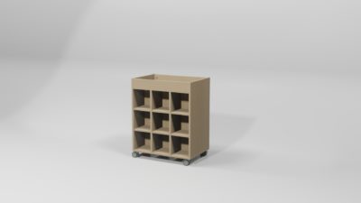 MEUBLE À DOUDOUS - CHAUSSONS OU CHAUSSURES