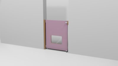 PORTILLON VA-ET-VIENT SUR MESURE OUVERTURE – Image 4