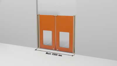 PORTILLON VA-ET-VIENT SUR MESURE OUVERTURE
