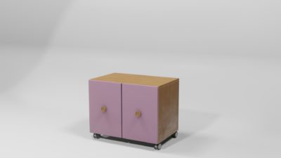 MEUBLE D'ACTIVITÉS ET DE RANGEMENT 2 PORTES